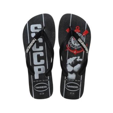 Imagem de Chinelo Havaianas Top Corinthians Oficial Times Original Unissex Adult
