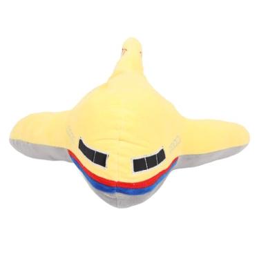 Imagem de Naroote Almofada de Avião de Brinquedo, Multifuncional Mole (Amarelo)