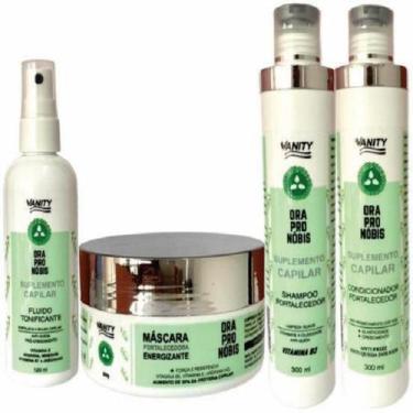 Imagem de Tratamento Antiqueda Capilar Ora Pro-Nóbis Vanity Kit 4Itens