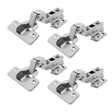 Imagem de Dobradiça Clip On Soft Close 35Mm Aço Niquelado, Amorteced - Tradestar