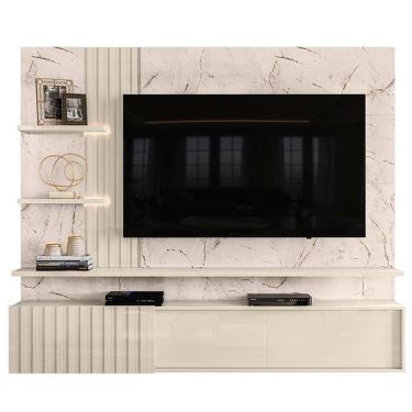 Imagem de Painel Suspenso 65 Pol 3p 200 Cm Atena Madetec Calacata