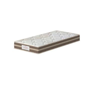 Imagem de Colchão Solteiro Mola Ensacada Prodormir Solar Bambu Bege