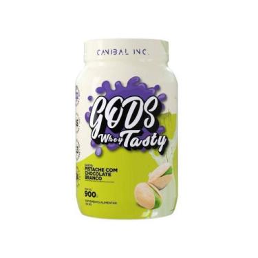 Imagem de Gods whey tasty 3w canibal 900g - pistache choco branco
