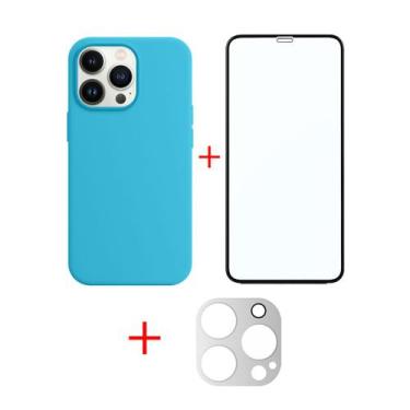 Imagem de Case + Película + Película Cam Compatível iPhone 13 Pro Max - Geral, A