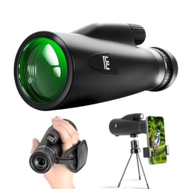 Imagem de Telescópio monocular 10 – 30 x 50 com suporte para smartphone, suporte de mão e tripé, mira FMC e BAK4 de alta potência, presentes de aniversário para homens, pai, marido, adolescente, presentes para