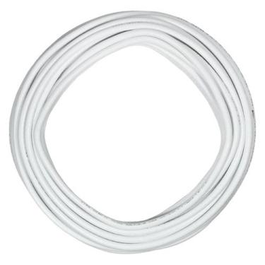 Imagem de Cabo Antena Tv UHF VHF Digital Parabolica RG6 Montado Pronto Branco Co
