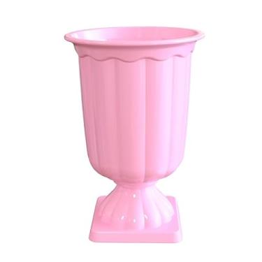 Imagem de Vasos Grego Decoração Festa Acrílico 12,5cm X 19cm (ROSA BEBÊ)