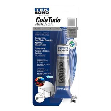 Imagem de Adesivo Híbrido Transparente Cola Tudo 20gr Tekbond