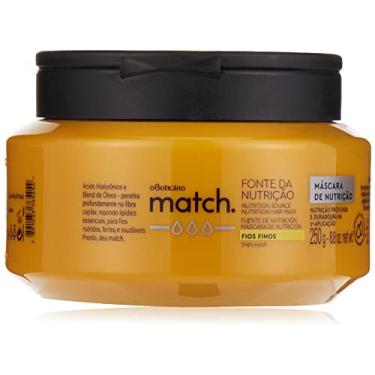 Imagem de O Boticário Máscara Capilar Match Fonte da Nutrição Fios Finos, 250g