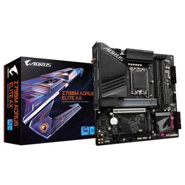 Imagem de Placa Mae Gigabyte Z790M Aourus Elite AX Intel LGA1700 Micro ATX DDR5