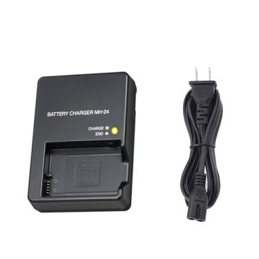 Imagem de Carregador de bateria MH-24 compatível com baterias Nikon EN-EL14/EN-EL14a, compatível com Nikon D3100 D3200 D3300 D3400 D3500 D5100 D5200 D5300 D5500 D5600 DF Coolpix P77 000 unidades 7100 P7700