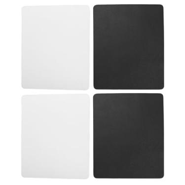 Imagem de Máquina de costura Pedal Mat Almofada de borracha antiderrapante Redução de ruído Almofada de máquina de costura para casa e estúdio Use Branco Preto 4pcs