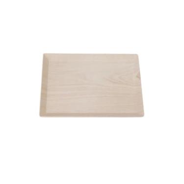 Imagem de Bandejas de servir bandeja de madeira sintética branca retangular de plástico bandeja doméstica de frutas secas Dim Sum bandeja criativa chinesa para xícara de chá, bandeja decorativa para sala de