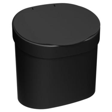 Imagem de Lixeira para Pia Basic Coza 4 Litros Preta