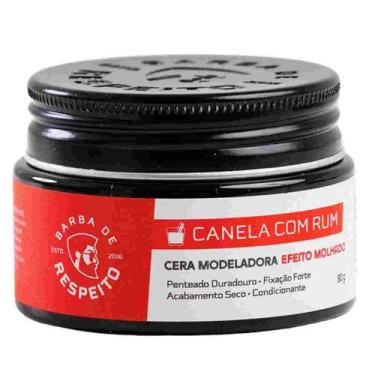 Imagem de Barba De Respeito Cera Modeladora Efeito Molhado 80G
