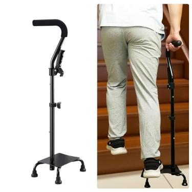 Imagem de YOKABOZE Bengala De Auxílio Para Subir Escadas Para Idosos, Andador De Escada Tipo Degrau, Andadores De Escada Para Idosos, Bengala De Estabilidade Para Elevador De Escada