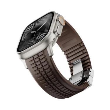 Imagem de Pulseira De Borracha De 46mm 45mm 44mm 42mm Para Apple Watch Ultra 2 1
