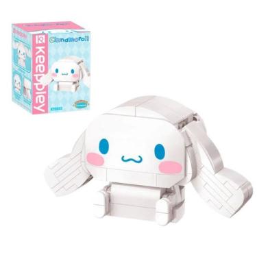 Imagem de Bloco de Montar Keepplay Personagem Cinnamoroll Hello Kitty e Amigos