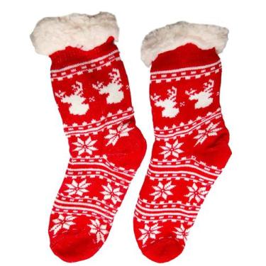 Imagem de kit 12 Meias Térmica Lã Feminina Adulto Quente Inverno Forrada Pelinho