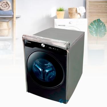 Imagem de CAPA PARA LAVA E SECA SAMSUNG 17KG WD17T SMART TRANSPARENTE (CINZA)