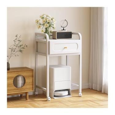 Imagem de YANIR-137 Organizador de vassoura de armário de armazenamento organizador de prateleira de robô varrendo máquina de esfregar prateleira móvel armário de armazenamento de sala de estar rack de