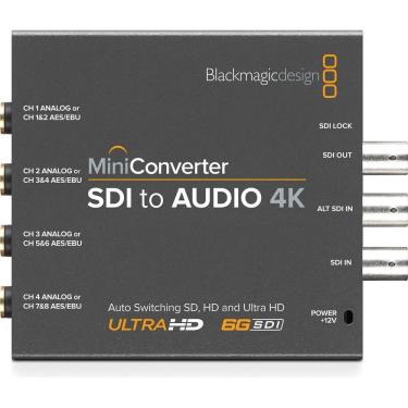 Imagem de Micro Conversor Blackmagic Design Sdi Audio 4K CONVMCSAUD4K