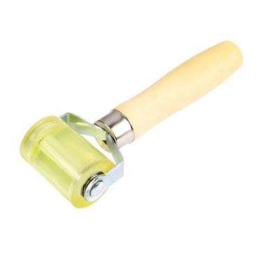 Imagem de QccHieUs Aplicação de rolo de amortecimento de som automotivo, manutenção de rodas, ferramenta de alisamento de cabo de madeira automotivo para estúdio, L