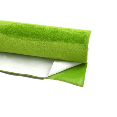 Imagem de Tecido De Camurça Autoadesivo 1 Peça - Reutilizável, Fácil De Cortar Para Painel De Porta De Carro, Projetos "faça Você Mesmo", 18 Cores E 7 Tamanhos (20x30cm-100x145cm)(Green,50x100cm)