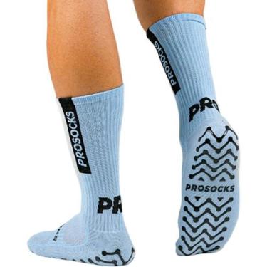 Imagem de Meia Esportiva Futebol UltraGrip Original ProSocks, Azul claro, 38/44