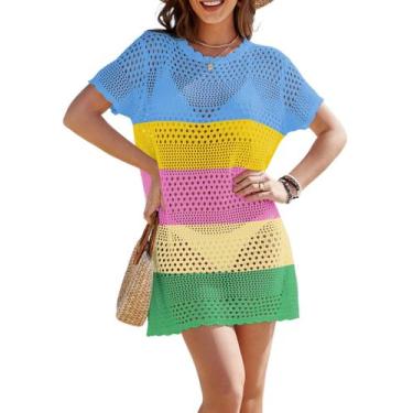 Imagem de Vestido de praia de crochê Coverup Buauty 2025 para mulheres