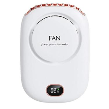 Imagem de Colar Ventilador mewmewcat Mini Portátil USB Recarregável de 3 Velocid