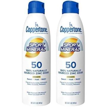 Imagem de Spray de proteção solar Coppertone SPORT SPF 50 150mL (pacote com 2)