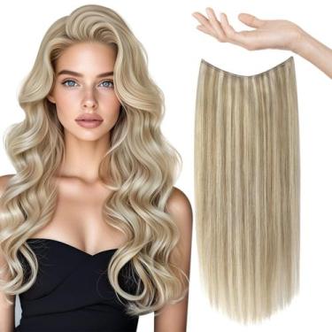 Imagem de Extensões de cabelo de arame Sunny Real Human Hair Lightest Brown - Su