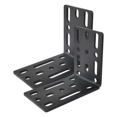 Imagem de kowaku 2x Suportes de montagem de toldo em L Suportes pré-perfurados Suporte de toldo para automotivo, Sem Parafusos