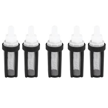 Imagem de Totority 5 peças de filtro de bomba de água de aço inoxidável durável micro bomba filtro de alta resistência para bombas submersíveis filtragem de entrada eficiente