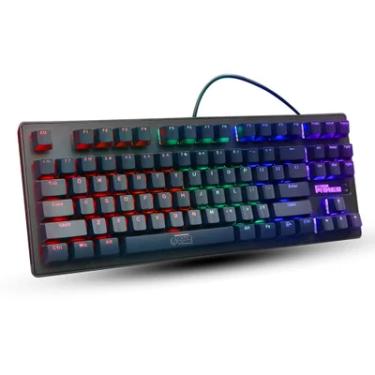 Imagem de Teclado Mecânico Com Fio Elg Flktm002 Flakes Power Hyper Anti Ghosting Iluminação Rainbow 7 Cores