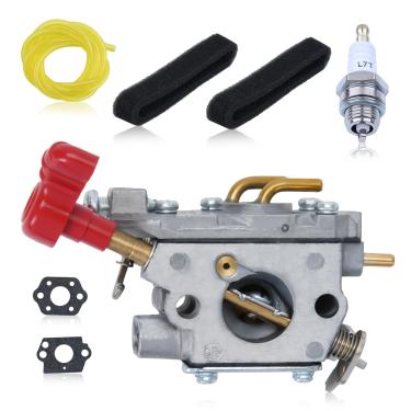 Imagem de Atunee Kit de filtro de ar do carburador 753-08517 para Troy-Bilt TB27BEC TB27BH TB27VH TB27BVEC Craftsman B235 B250 BV245 BV250 316791770 316791650 27cc 2 ciclos Gás de motor de manivela completa