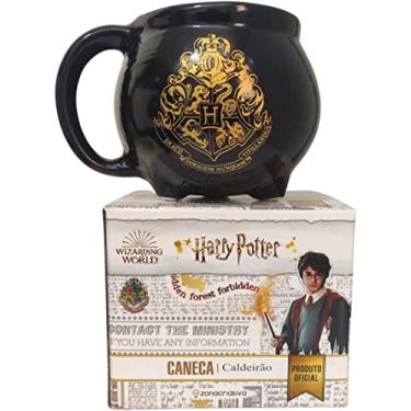 Imagem de Zona Criativa Caneca 3D Formato Caldeirão Hogwarts Harry Potter 500 ml
