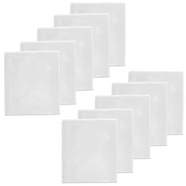 Imagem de Moldura magnética, molduras magnéticas para geladeira, ímãs de geladeira, 10 peças de molduras magnéticas sem pregos, bolsos magnéticos para fotos Fujifilm Instax Wide 300 Película magnética (A)