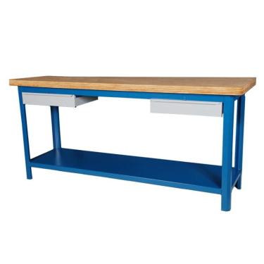 Imagem de Bancada Com Tampo de Compensado 2 Gavetas 200x60x92cm - 202CD - FERCAR