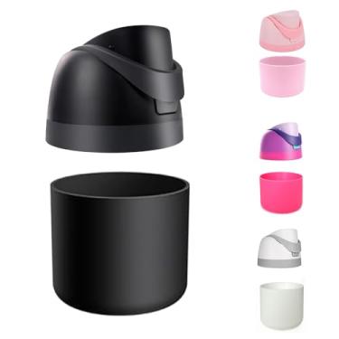 Imagem de Compatível com o conjunto de acessórios Owala: bota de silicone para garrafa de água Owala 680 g, 947 ml, tampa de substituição para Owala Freesip, tampa superior compatível com copo Owala 473 ml, 680