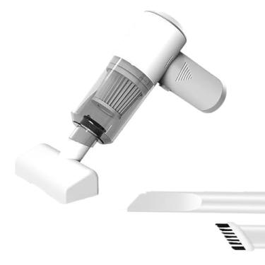 Imagem de Aspirador De Pó Portátil Com Sucção Para Carro Sem Fio, Leve, Fácil De Segurar, Espanador De Ar Elétrico Silencioso, Pequeno Aspirador Para Casa