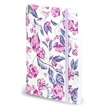 Imagem de Vera Bradley Diário de bolso pequeno com páginas pautadas e caneta de tinta preta, beija-flor Ditsy
