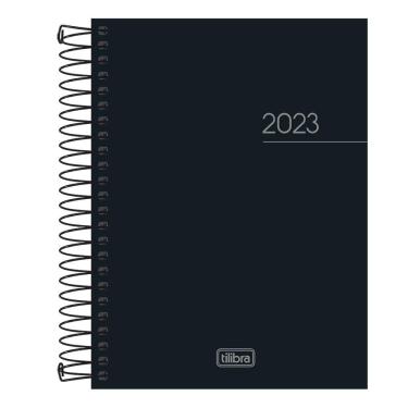 Imagem de Agenda Tilibra Espiral Pepper Preta