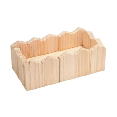 Imagem de Generic Suporte de mesa para plantas, suporte para plantas, organizador de madeira, para vasos de flores, prateleira de exposição para, pátio, janela, Style C