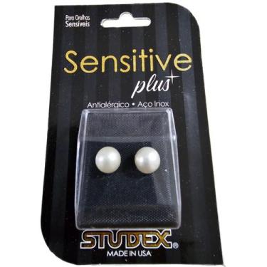Imagem de Brinco Studex Sensitive Plus Pérola 8MM SP678Y, Dourado