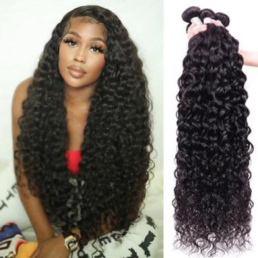 Imagem de Pacotes de cabelo Aopusi Water Wave 100% Brazilian Virgin Remy