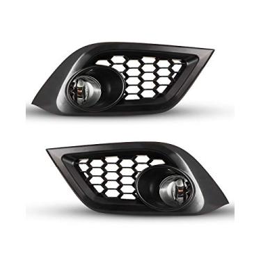 Imagem de AUTOWIKI Faróis de neblina adequados para 2016 Scion iM/2017-2018 Toyota Corolla iM OEM substituição faróis de neblina 2 peças com lente transparente