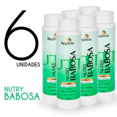 Imagem de KIT Shampoo Begonia Nutry Babosa 400ml 6 Unds - Begônia