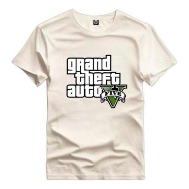 Imagem de Camisa Masculina Premium Estampada Gta V Algodão Estilosa - Versitz, O